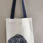 Gifts - SHOPPING HANDBAG/TOTE BAG/TOTE BAG WITH HANDMADE PAINT - KELSCH D' ALSACE  IN SEEBACH