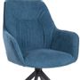 Office seating - Jules swivel fabric armchair - VIBORR
