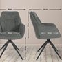 Office seating - Jules swivel fabric armchair - VIBORR