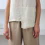 Apparel - asymmetrical pocket blouse - SKANDAL