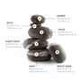 Cushions - Felted ottomans pouf stones set #11 - KATSU STONES