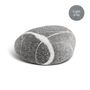Chaises - Pouf en laine et pierre modèle "Peace" - KATSU STONES