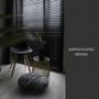 Chairs - Pouf wool stone model "Black Marble" - KATSU STONES