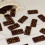 Decorative objects - Handmade domino made of recycled cocoa pods - Materialys - MATERIALYS
