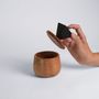 Pottery - Black Onyx round jewel box - DAR PROYECTOS