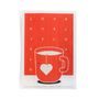 Carterie - 8 Cartes de Voeux en papier grains thème -Amour - RIPPOTAI
