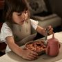 Repas pour enfant - Set de couverts pour enfant - silicone+inox (fourchette/couteau/cuillere) - SOINA