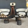 Coffee tables - TORUS Stone + Wood Tables - 3 Dimensions - LIVINGSTONE