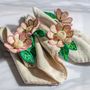 Couverts de service - Rosy Flower Napkin Ring Set of 2 - MERCEDES SALAZAR