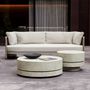Lawn tables - Miura-bisque M Size Coffee Table - SNOC OUTDOOR FURNITURE