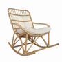 Chairs - Natural rattan rocking chair - YASPER - HYDILE