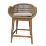 Lawn chairs - CHT13 teak bar chair - BALINAISA