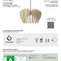 Decorative objects - lampe shade ECLOSION n°3 | natural birch - KARDUUS