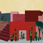 Papiers peints - Papier peint panoramique Patio - ETOFFE.COM