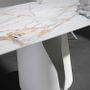 Tables Salle à Manger - Table à manger baril ovale marbre porcelaine - ANGEL CERDÁ