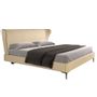 Beds - Cream leatherette bed - ANGEL CERDÁ