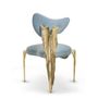 Chairs - Folia - A Gold Chair with Organic Design Crafted from Brass - MAEVE