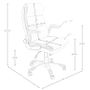 Office seating - Brown leatherette swivel office chairBrown leatherette swivel office chair - ANGEL CERDÁ