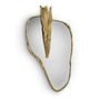 Mirrors - Folia - Gold Mirror; Brass Mirror; handcrafted piece - MAEVE