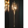 Wall lamps - Folia - Gold and Brass Wall Torch: Organic Design for Elegant Lighting - MAEVE