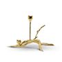Decorative objects - Ramun - Candlestick gold; Candle holder; brass candlestick; decorative element - MAEVE