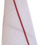 Dish towels - Blom Strasbourg recycled honeycomb tea towel Blanc/Rouge 50 X 70 - MAISON VIVARAISE - SDE VIVARAISE WINKLER