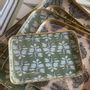 Trays - Alhambra enamelled metal trays with handpainted gold trim - LA MAISON DE LILO