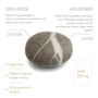 Coussins - Pouf en laine et pierre modèle "Sea Boulder" - KATSU STONES