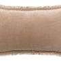 Cushions - Fara plain cushion Latte 30 X 50 - MAISON VIVARAISE – SDE VIVARAISE WINKLER