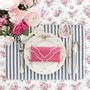 Table linen - Table linen - Rose Garden & Stripes Collection - ROSEBERRY HOME