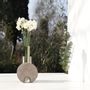 Vases - Cochlea della Metamorfosi n°2, grey glass and stone vase for flowers - COKI
