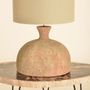 Table lamps - Ceramic and Linen Table Lamp - BULBE - JOE SAYEGH PARIS