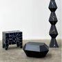 Sculptures, statuettes and miniatures - Pebble sculpture in natural slate, 63/48/30 cm, indoor/outdoor - LE TRÈFLE BLEU