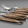 Couverts & ustensiles de cuisine - Ensemble de couteaux à steak avec manche en bronze, 6 pièces - EAGLADOR