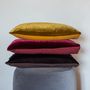 Fabric cushions - Velvet and Linen Cushion - ONCE MILANO