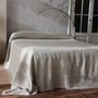 Comforters and pillows - Bed cover with sewing in heavy linen - ONCE MILANO