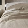Comforters and pillows - Bed cover with sewing in heavy linen - ONCE MILANO
