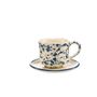 Tea and coffee accessories - Tea Cup with Saucer - Splashed Line - LOLIVA FOOD MOOD