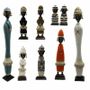 Objets de décoration - Poupées namji, poupées africaines, déco ethnique, objet de décoration, poupées en bois et perle ou poupées de fertilité ou poupées pour décoration d'intérieur - HOME DECOR FR