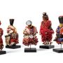 Objets de décoration - Poupées namji, poupées africaines, déco ethnique, objet de décoration, poupées en bois et perle ou poupées de fertilité ou poupées pour décoration d'intérieur - HOME DECOR FR