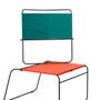 Lawn chairs - ARMCHAIR\" THE DUO\” SEAWEED 100% COTTON OUTDOOR - COULEURS DE PEAU