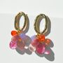 Bijoux - Boucles d'oreilles verre Murano 18 caratGold artisan Laleti Collection - CHAMA NAVARRO