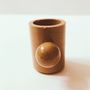 Bathroom storage - Handmade and eco-friendly round toothbrush holder “" CANDY\ " - L'ÉCO MAISON DÉCORATION