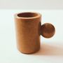 Bathroom storage - Handmade and eco-friendly round toothbrush holder “" CANDY\ " - L'ÉCO MAISON DÉCORATION