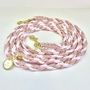 Accessoires animaux - Hands free leash Pastel pink/glitter - MARLEY AND ME