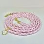 Pet accessories - Hands free leash pastel pink - MARLEY AND ME
