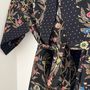 Prêt-à-porter - KIMONO BLACK FLOWER - KARAWAN AUTHENTIC