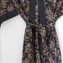 Prêt-à-porter - KIMONO BLACK FLOWER - KARAWAN AUTHENTIC