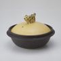 Platter and bowls - ceramic stew pot with tiger handle - ONENESS