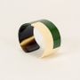 Jewelry - Cuff in buffalo hoof and two-tone lacquer - L'INDOCHINEUR PARIS HANOI